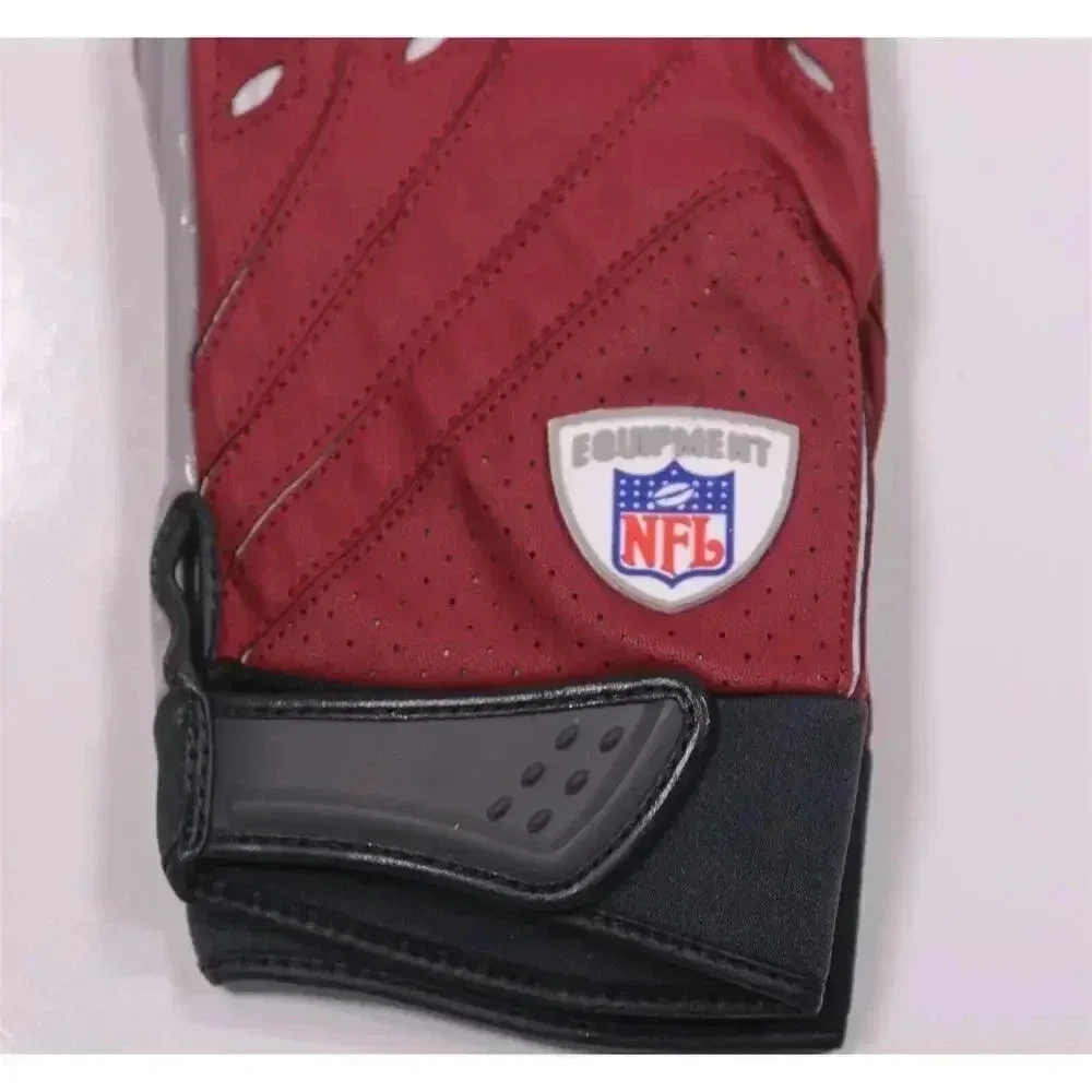Nike Magnigrip Elite NFL Equipment Burgundy Arizona Cardinals Gloves 3XL - Picture 3 of 5